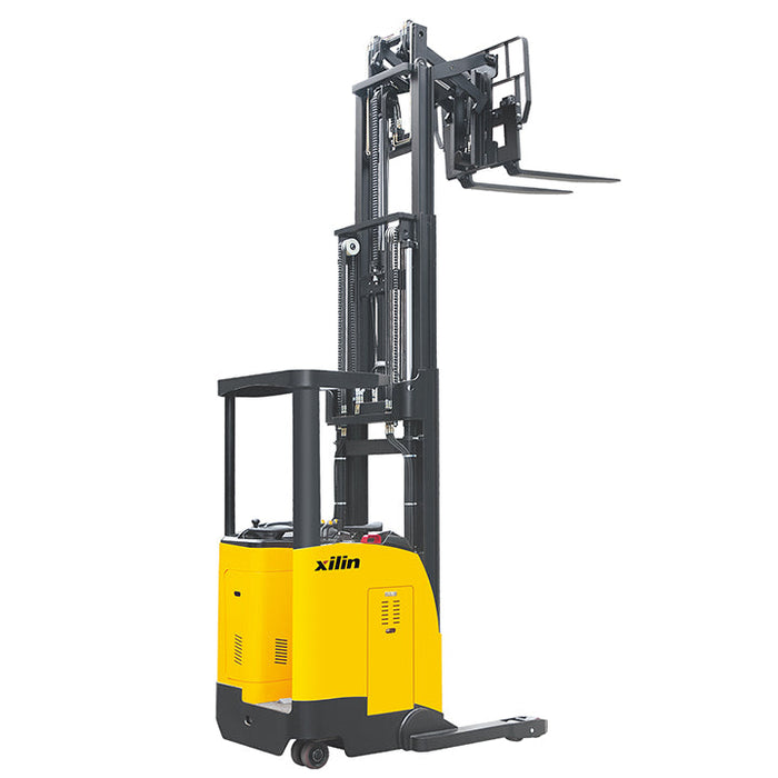 Xilin Hydraulic Stacker Lift 3300lbs Single Scissor forklift Electric Fork Reach Truck CQDH15C