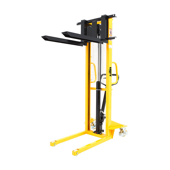 Xilin Manual Pallet Stacker 1100lbs Capacity 63’ Lift fixed legs SDJA500 - Manual Stacker