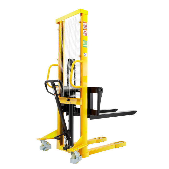 Xilin Manual Pallet Stacker 2200lbs Capacity 63’ Lift fixed legs SDJA1000 - Manual Stacker