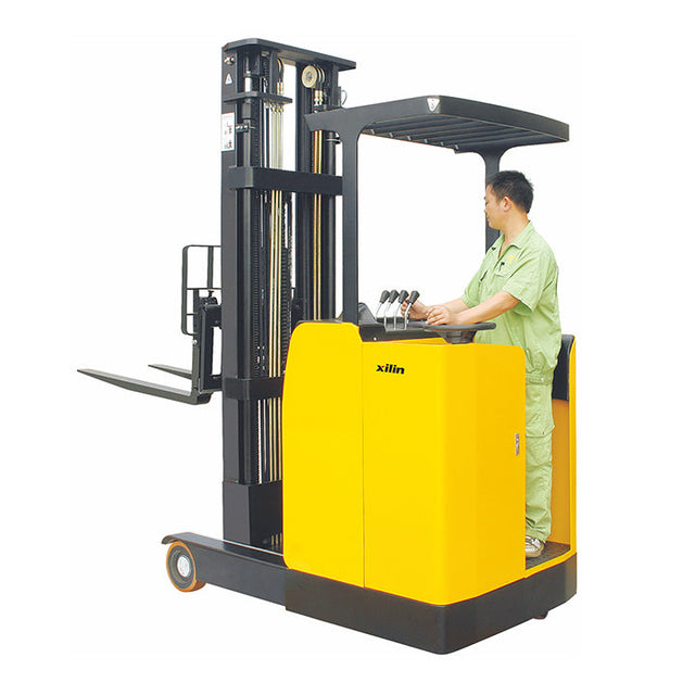 Xilin pallet truck stacker 3300lbs stand on Type Hydraulic Electric Reach Truck CQD15L