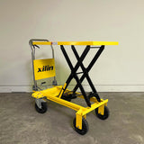 Xilin Scissor Lift Table Big Wheel Rough Ground 440lbs Cap 39.4’ Max Lifting SP200 - Single Scissor