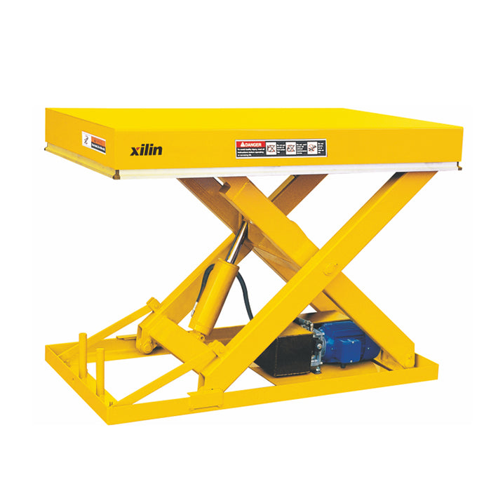 Xilin material handling electric hydraulic platform lifts 2200lbs stationary lift table DG