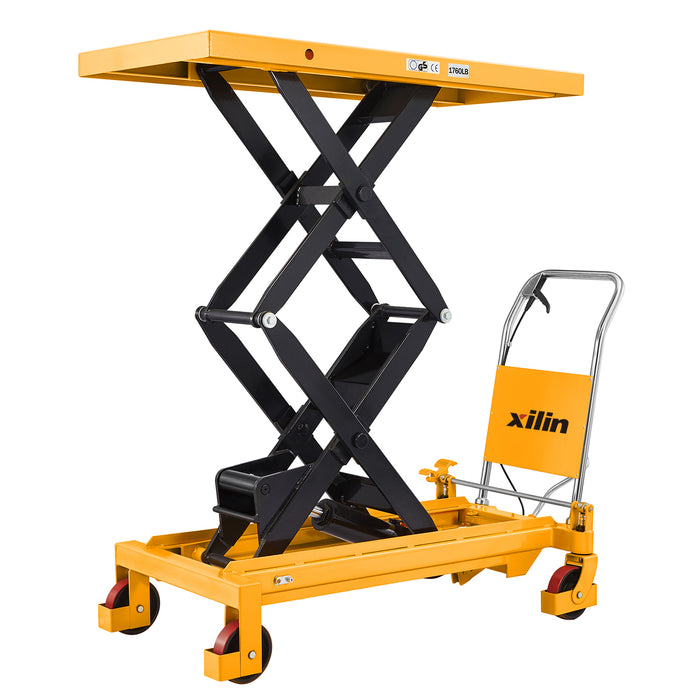 Xilin Scissor Lift Table 1760lbs Cap, 40.4" lifting height SPS800